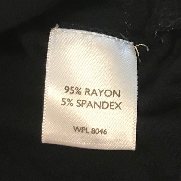 Sparkly INC sequin-striped black on black long sleeve boat neck top (L) - Picture 10 of 13